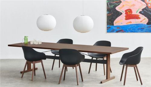 HAY AAC 212 About A Chair H: 82 cm – Schwarz lackierte Eiche/Schwarz