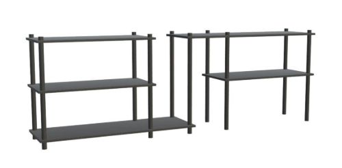 Woud Elevate Shelving System 10 - Black