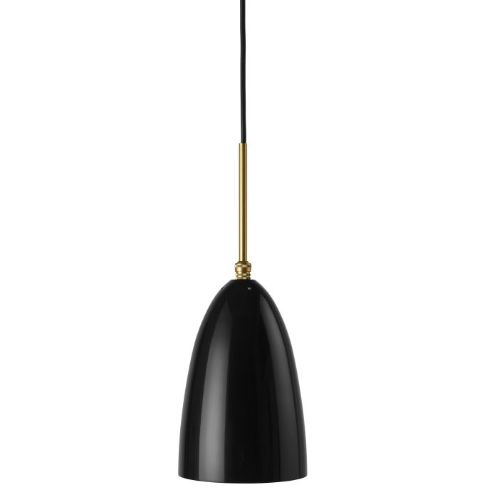 GUBI Gräshoppa Pendant H: 37 cm - Black Glossy
