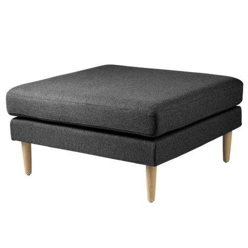 FDB Møbler L42 Firhøj Pouf 90X90 cm - Dunkelgrau