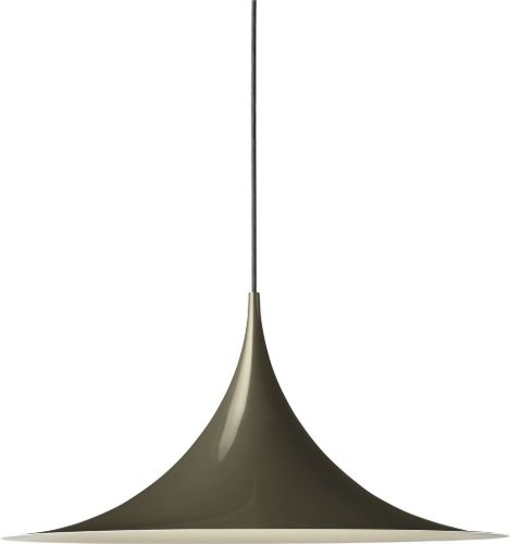GUBI Semi Pendant Ø: 60 cm - Dark Cocoa Glossy