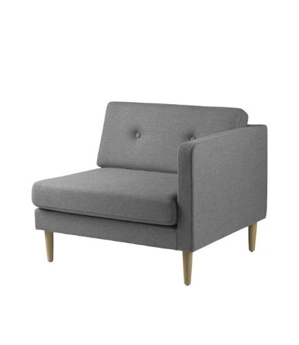 FDB Møbler L42 Firhøj Rechtes Sofamodul B: 92 cm – Grau