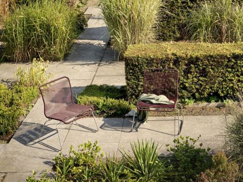 Montana Panton One Lounge Stühl SH: 40 cm – Edelstahl/Marcel