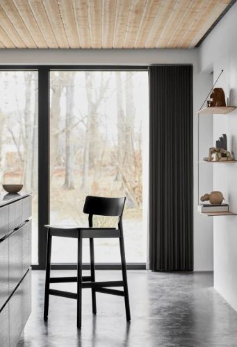 Woud Pause Counter Chair 2.0 SH: 65 cm - Sort