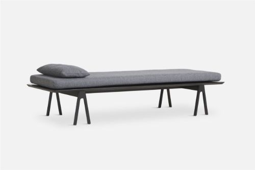 Woud Level Daybed L: 190 cm – Grau/Schwarze Eiche