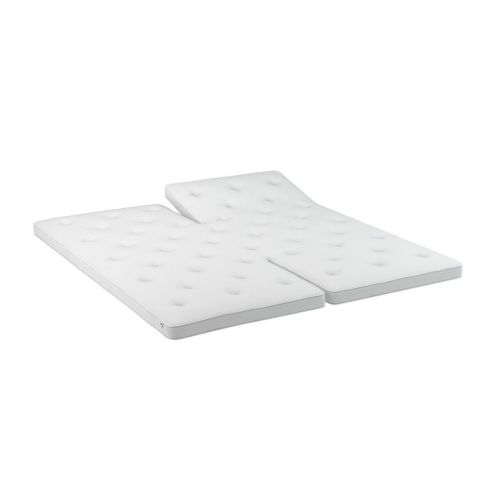 GOD NAT Odin Quilt Latex 60 Vendbar Sommer/Vinter Split Topmadras 180x200cm - Hvid