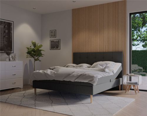 GOOD NIGHT Trenset Giebelmöbel Textil 180x120cm - Anthrazit