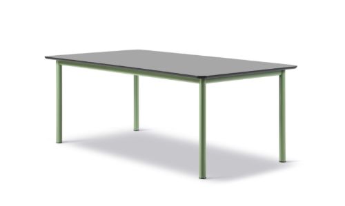 Fredericia Furniture 6631 Plan Tisch 200 x 100 cm – Schwarz/Modernistisches Grün