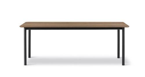 Fredericia Furniture 6631 Plan Bord 200x100 cm - Røget Eg/Sort