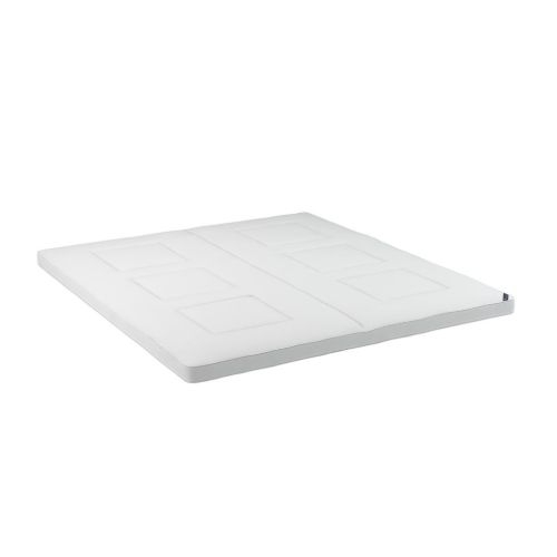 GOD NAT Odin Deluxe Natur Latex 60 Vendbar Sommer/Vinter Topmadras 180x210cm - Hvid