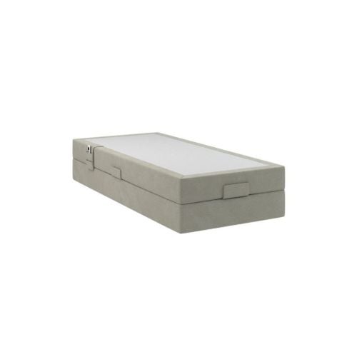 GOD NAT Odin Elevationsseng 90x200 cm - Fløjl/Beige VARESÆT