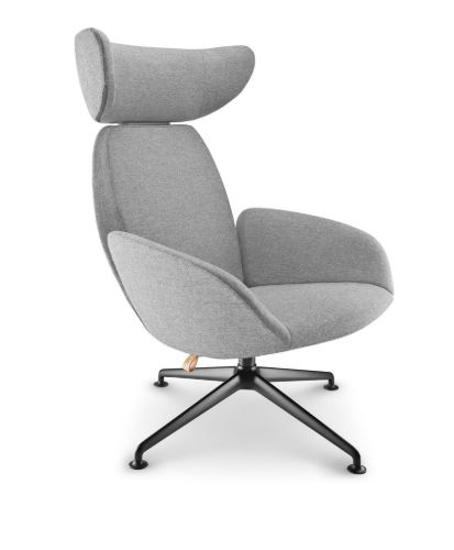Eva Solo Laze Chair Sessel SH: 41 cm - Grey Blend 0074

