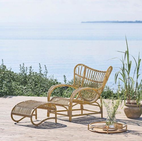 Sika-Design Teddy Exterior Loungesessel SH: 33 cm - Natur