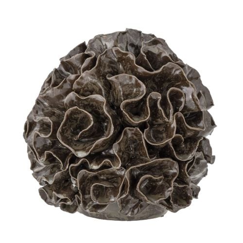 Bloomingville Delvang Deco Ø: 13,5 cm – Braun/Steinzeug