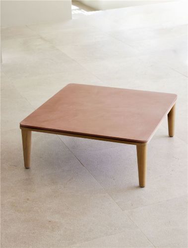 Cane-line Outdoor Capture Couchtisch 85x85 cm - Teak/Terrakotta