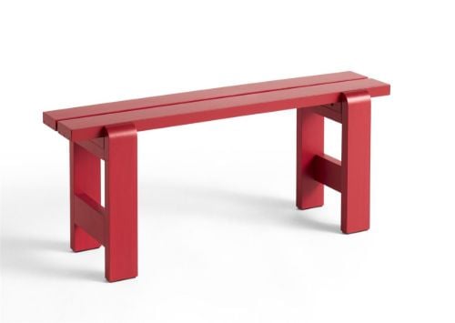 HAY Weekday Bench B: 111 cm - Wine Red