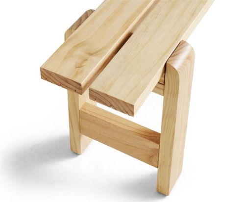 HAY Weekday Bench B: 140 cm – Lackiertes Kiefernholz