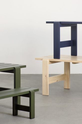 HAY Weekday Bench B: 140 cm – Oliv