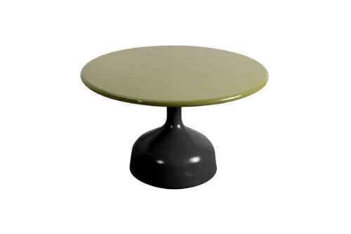 Cane-line Outdoor Glaze Sofabord Stor Ø: 70 cm - Lava Grey/Green