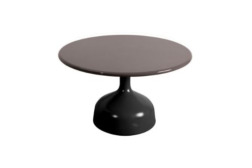 Cane-line Outdoor Glaze Sofabord Stor Ø: 70 cm - Lava Grey/Taupe