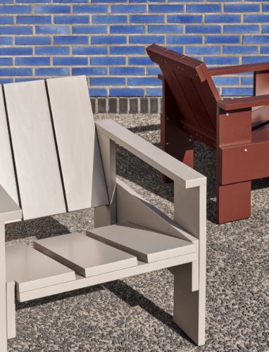 HAY Crate Lounge Chair SH: 32 cm – London Fog