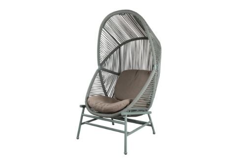 Cane-line Outdoor Hive Hængestol inkl. Stel og Hynder - Dusty Green/Taupe