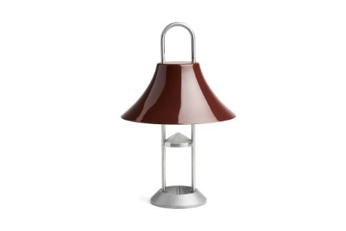 HAY Mousqueton Portable Lampe H: 30 cm - Iron Red