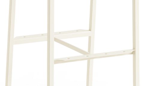 HAY Balkon-Barhocker hoch H: 75 cm – Kreidebeige
