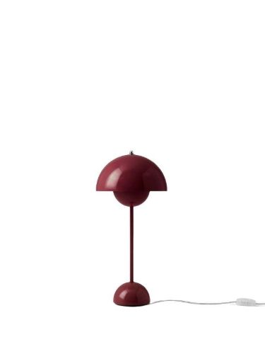 &Tradition Flowerpot VP3 Bordlampe H: 50 cm - Dark Plum