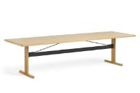 Bild von HAY Passerelle Tisch 300 x 95 x 74 cm – Querstange aus Eiche/Tintenschwarz