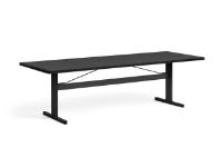 Bild von HAY Passerelle Tisch 260 x 95 x 74 cm – Eiche in Tintenschwarz/Querstange in Tintenschwarz