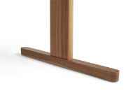 Bild von HAY Passerelle Hochtisch 200 x 80 x 95 cm – Walnuss/Thymiangrüne Querstange