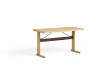 Bild von HAY Passerelle Schreibtisch 140x65x74 cm – Querstange aus Eiche/Burgund