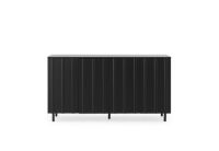 Bild von Normann Copenhagen Rib Beistelltisch L: 159 cm – Warmes Schwarz