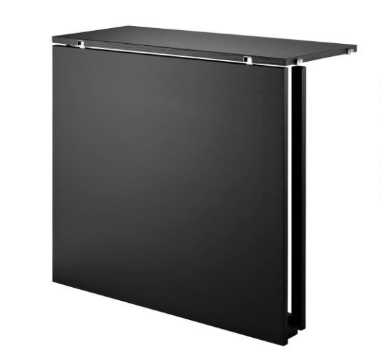 Bild von String Furniture Klapptisch B: 78 cm – Esche schwarz gebeizt/Schwarz