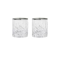 Bild von Frederik Bagger Crispy Platin Lowball Glas 2tlg. 38 cl – Platin/Klar