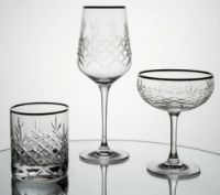 Bild von Frederik Bagger Crispy Platin Lowball Glas 2tlg. 38 cl – Platin/Klar