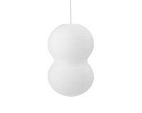 Bild von Normann Copenhagen Puff Twist Pendelleuchte Ø: 50 cm - Weiß