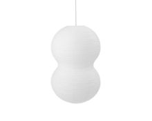 Bild von Normann Copenhagen Puff Twist Pendelleuchte Ø: 50 cm - Weiß