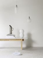 Bild von Normann Copenhagen Puff Twist Tischlampe Ø: 16 cm - Weiß