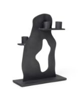 Bild von Ferm Living Erode Kerzenhalter H: 27,4 cm - Schwarz
