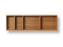 Bild von Ferm Living Bon Shelf L: 47 cm – Wandteppich aus geölter Eiche, 165 x 100 cm – Natur