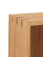 Bild von Ferm Living Bon Shelf L: 47 cm – Wandteppich aus geölter Eiche, 165 x 100 cm – Natur