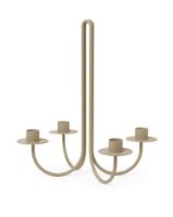 Bild von Ferm Living Sway Kandelaber H: 30,2 cm – Kaschmir