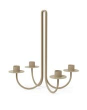 Bild von Ferm Living Sway Kandelaber H: 30,2 cm – Kaschmir