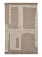 Bild von Ferm Living Alley Wollteppich, klein, 140 x 200 cm – Natur