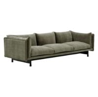 Bild von Wendelbo Kite 3-Sitzer-Sofa L: 260 cm – Sortbejdset Eg/Roco Col. 8