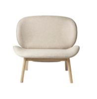 Bild von FDB Furniture L32 Suru Loungesessel H: 82 cm – Eiche/Beige