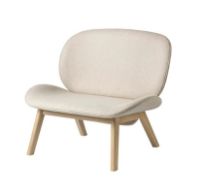 Bild von FDB Furniture L32 Suru Loungesessel H: 82 cm – Eiche/Beige