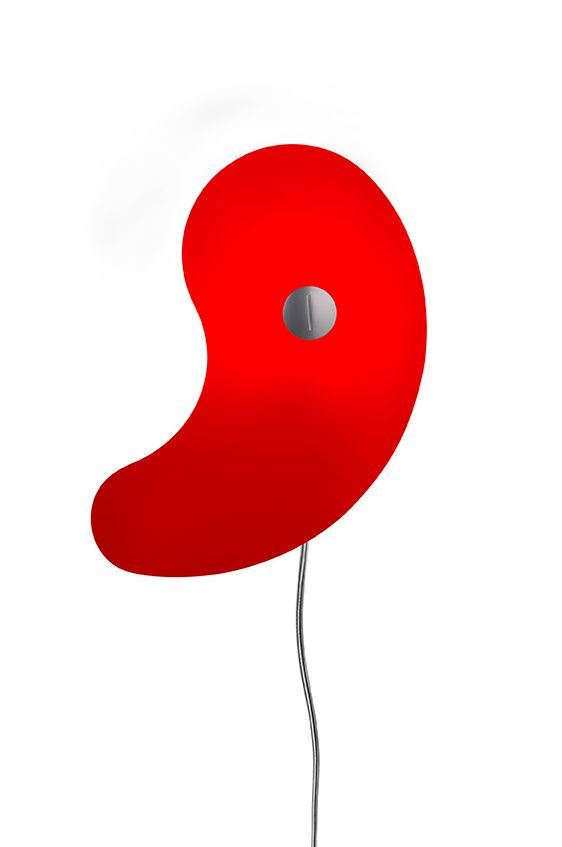 Bild von Foscarini Bit 1 Wand H: 50 cm - Rot